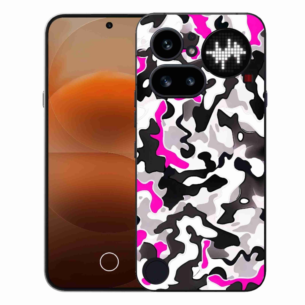 Gelový kryt mmCase na Nothing Phone (4a) - maskáčový vzor 5