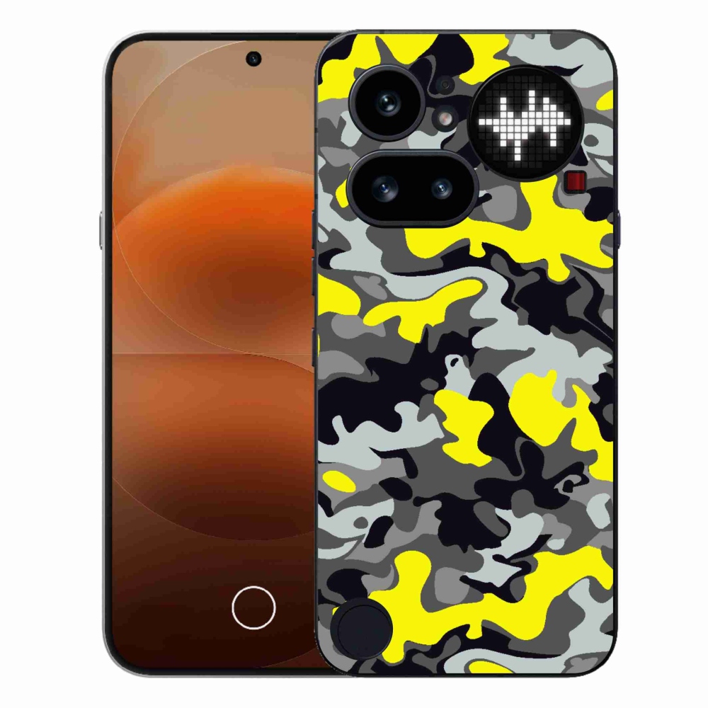 Gelový kryt mmCase na Nothing Phone (4a) - maskáčový vzor 6