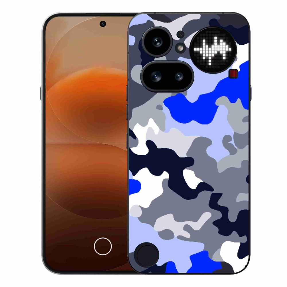 Gelový kryt mmCase na Nothing Phone (4a) - maskáčový vzor 8