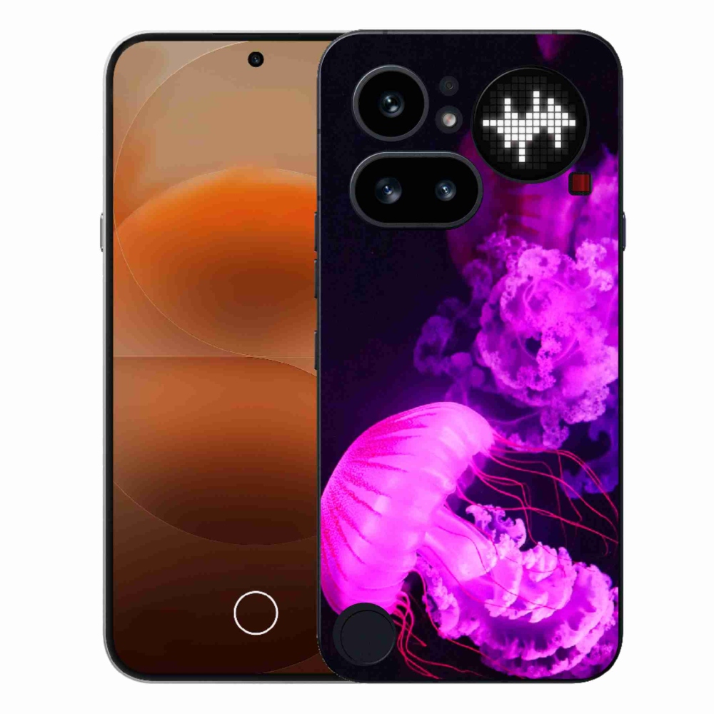 Gelový kryt mmCase na Nothing Phone (4a) - medúza 1