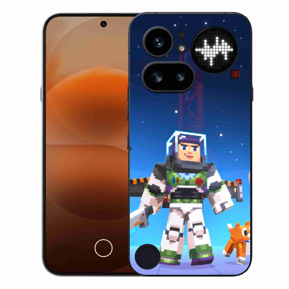 Gelový kryt mmCase na Nothing Phone (4a) - minecraft 2