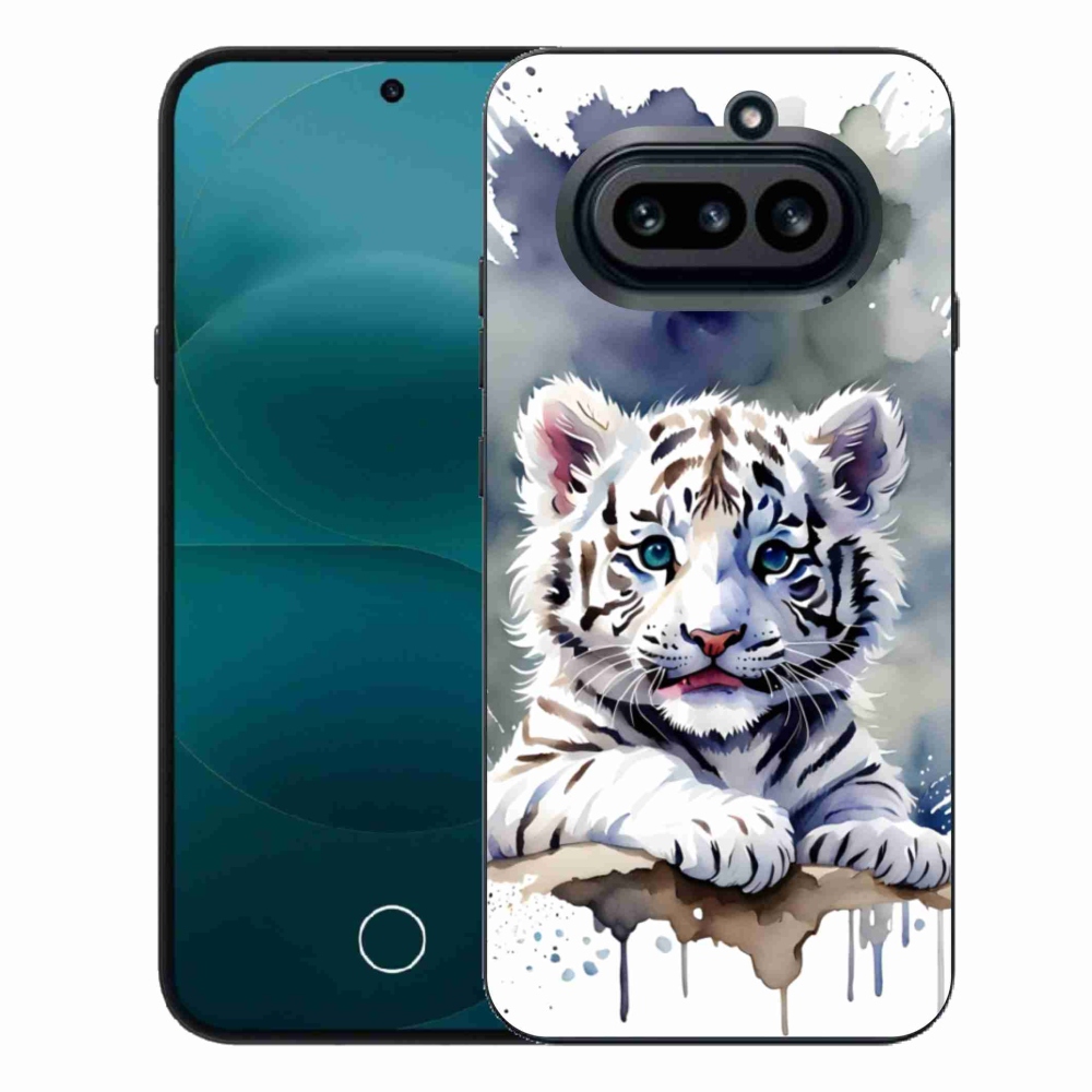 Gelový kryt mmCase na Nothing Phone (4a) - mládě bílého tygra