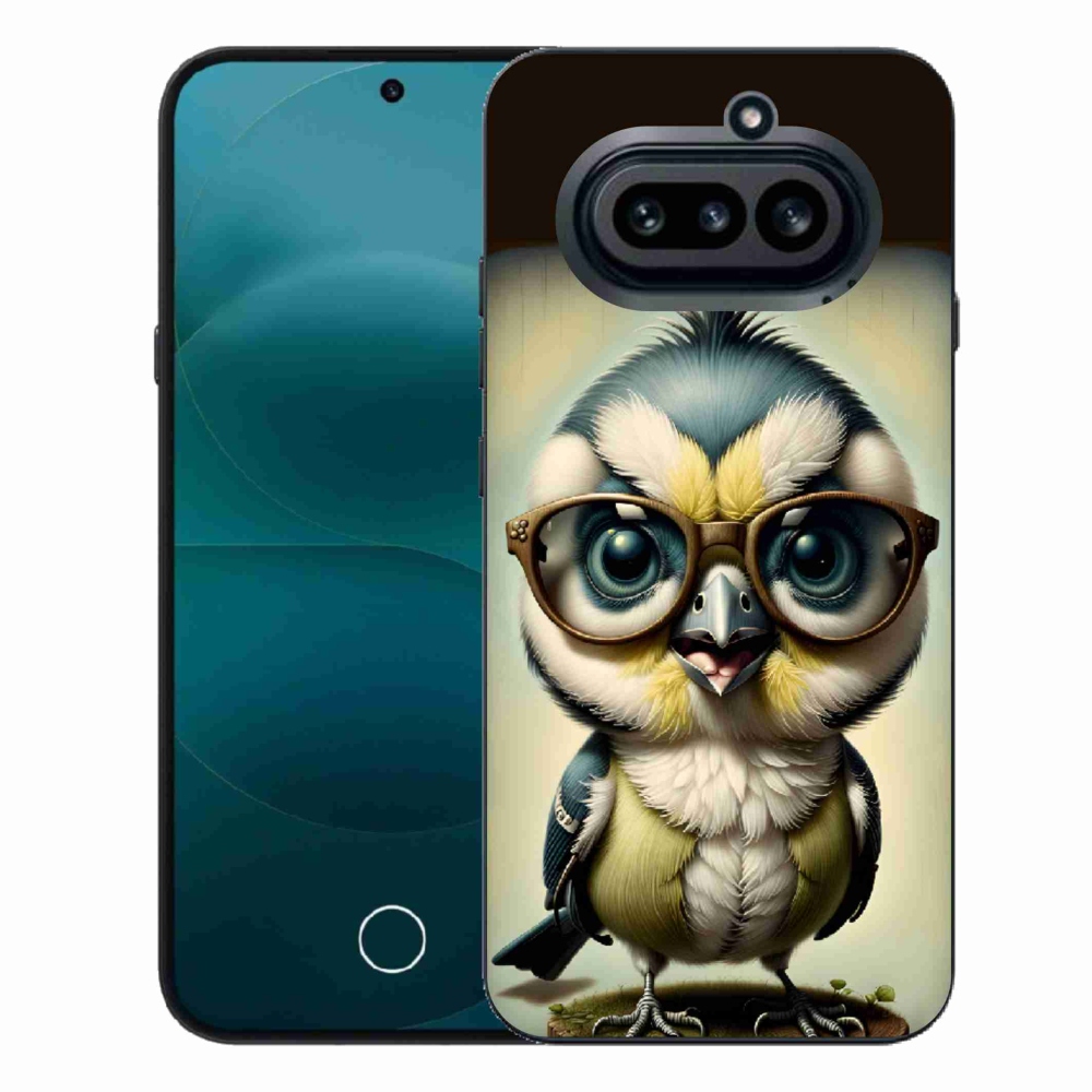 Gelový kryt mmCase na Nothing Phone (4a) - mládě s brýlemi