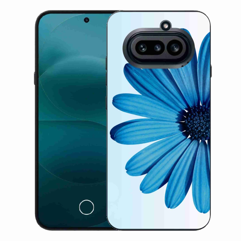 Gelový kryt mmCase na Nothing Phone (4a) - modrá kopretina