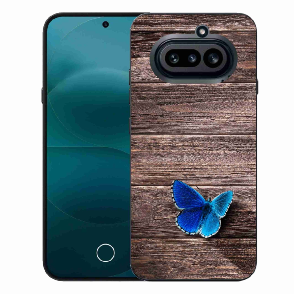 Gelový kryt mmCase na Nothing Phone (4a) - modrý motýl 1
