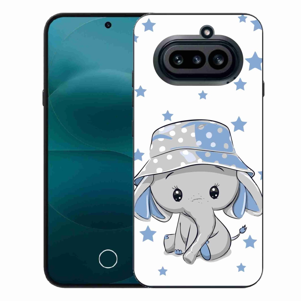 Gelový kryt mmCase na Nothing Phone (4a) - modrý slon