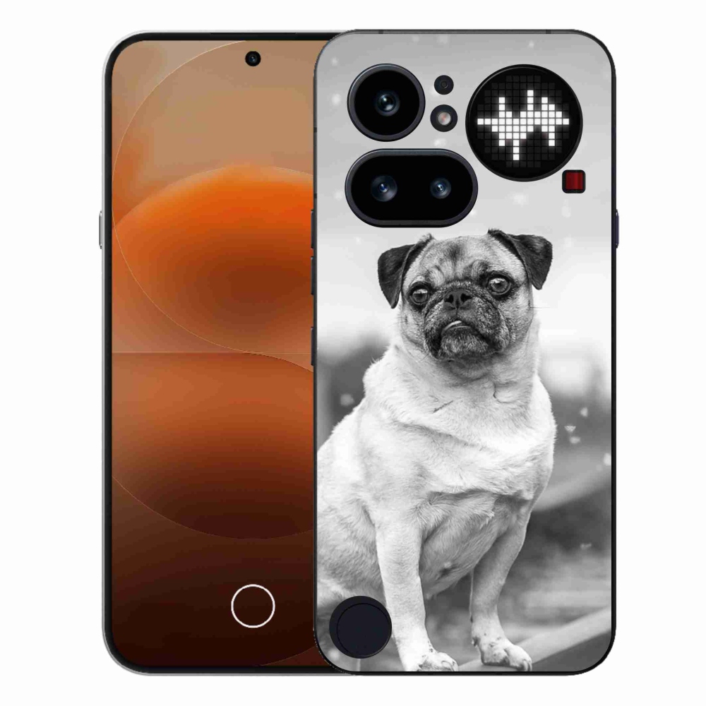 Gelový kryt mmCase na Nothing Phone (4a) - mops