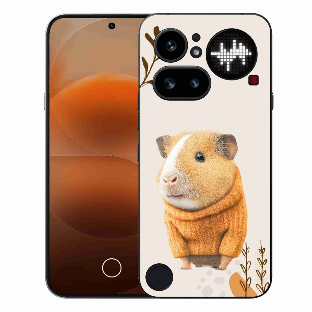 Gelový kryt mmCase na Nothing Phone (4a) - morče ve svetru