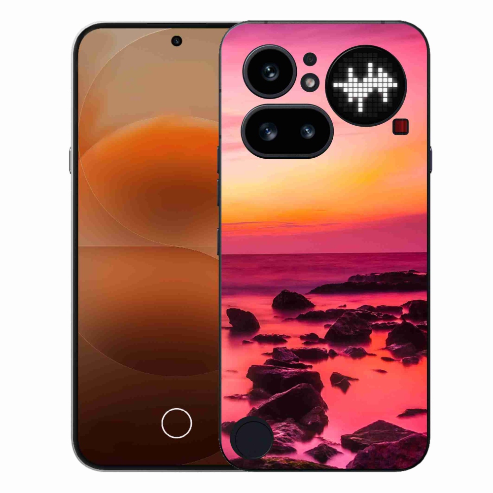 Gelový kryt mmCase na Nothing Phone (4a) - moře a záře
