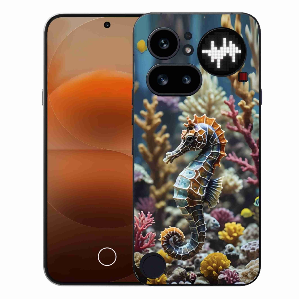 Gelový kryt mmCase na Nothing Phone (4a) - mořský koník 2