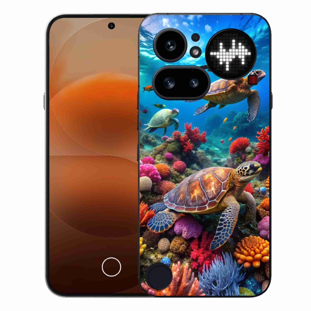 Gelový kryt mmCase na Nothing Phone (4a) - mořský svět 2