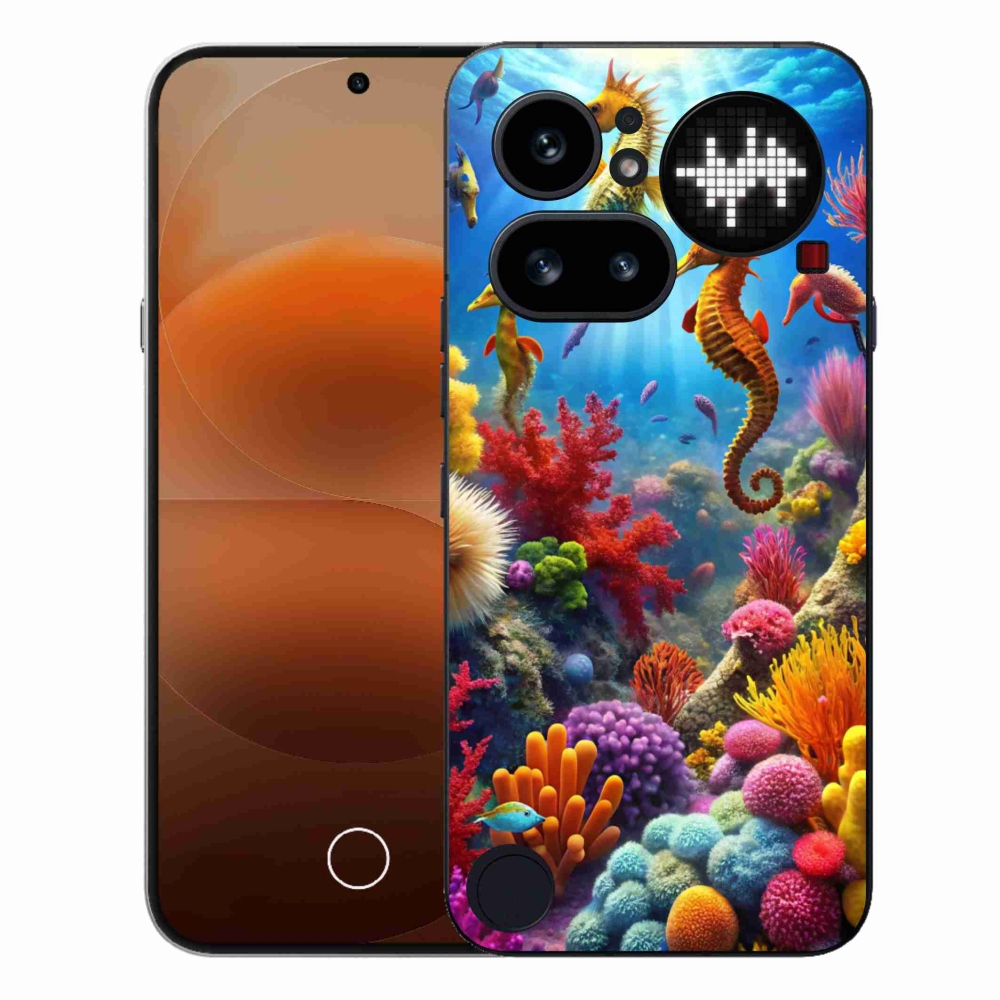 Gelový kryt mmCase na Nothing Phone (4a) - mořský svět 3