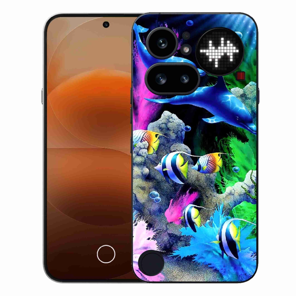 Gelový kryt mmCase na Nothing Phone (4a) - mořský svět