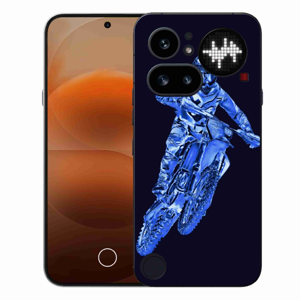 Gelový kryt mmCase na Nothing Phone (4a) - motocross 1