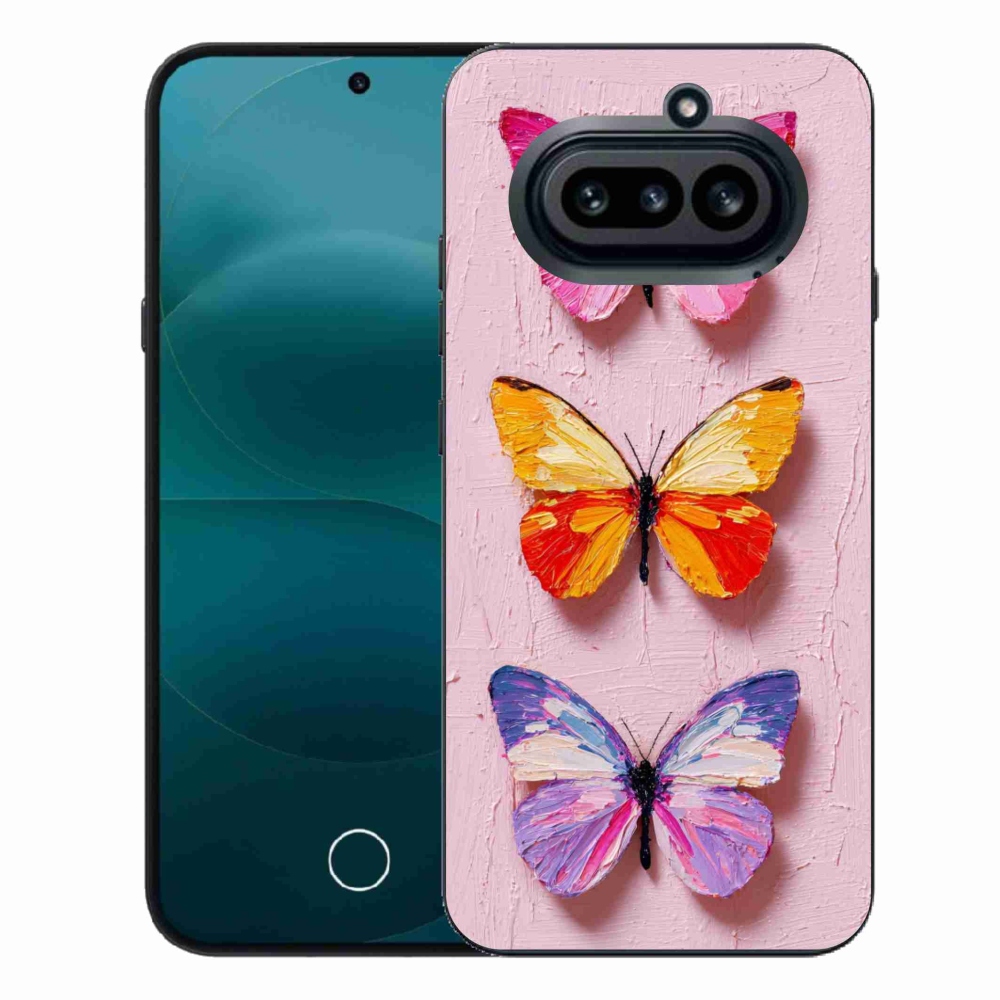 Gelový kryt mmCase na Nothing Phone (4a) - motýlí trojice