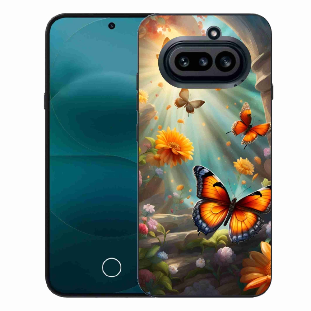 Gelový kryt mmCase na Nothing Phone (4a) - motýlí zahrada 2