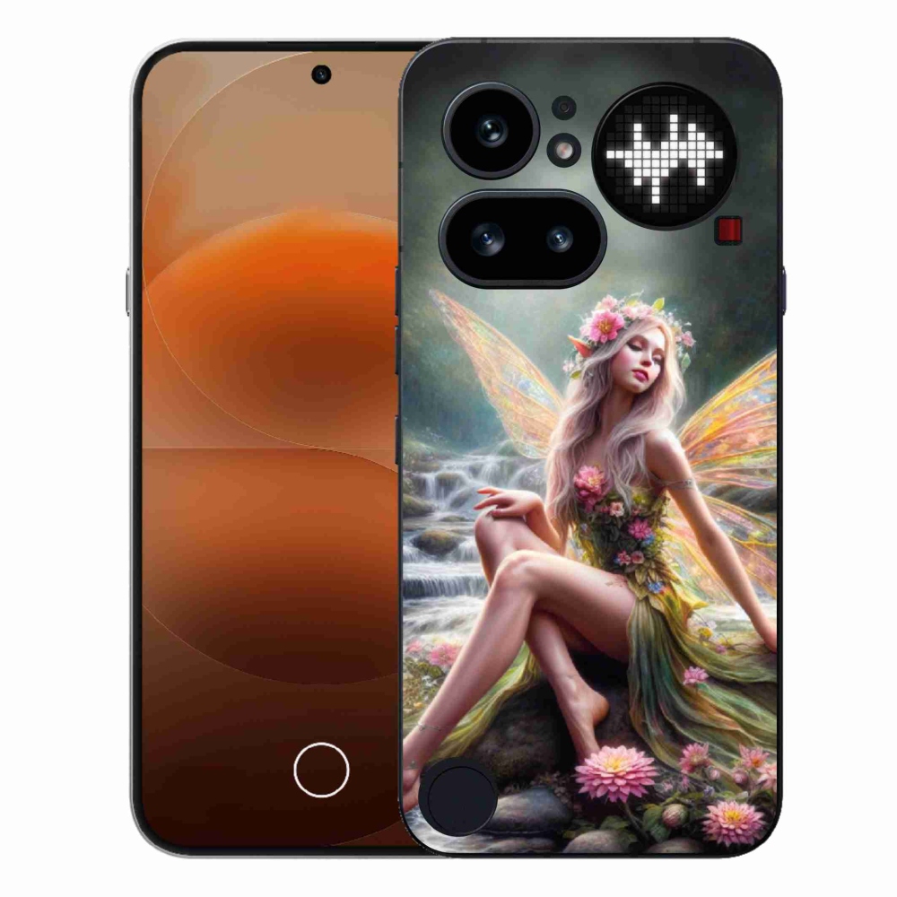 Gelový kryt mmCase na Nothing Phone (4a) - motýlí žena 1