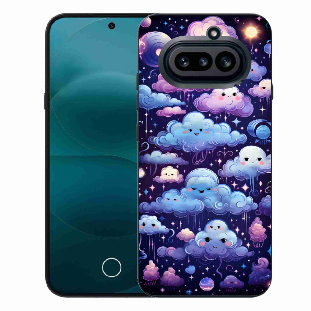 Gelový kryt mmCase na Nothing Phone (4a) - mráčky