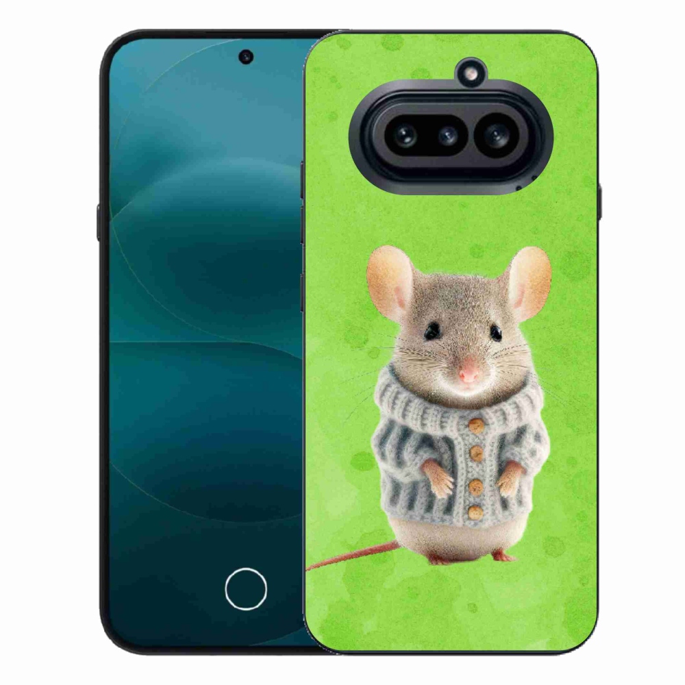 Gelový kryt mmCase na Nothing Phone (4a) - myška ve svetru