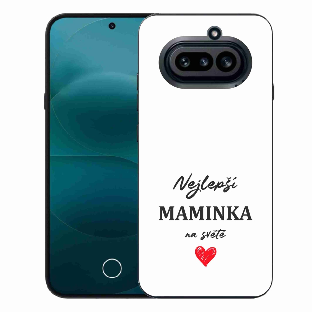 Gelový kryt mmCase na Nothing Phone (4a) - nejlepší maminka 1 bílé pozadí