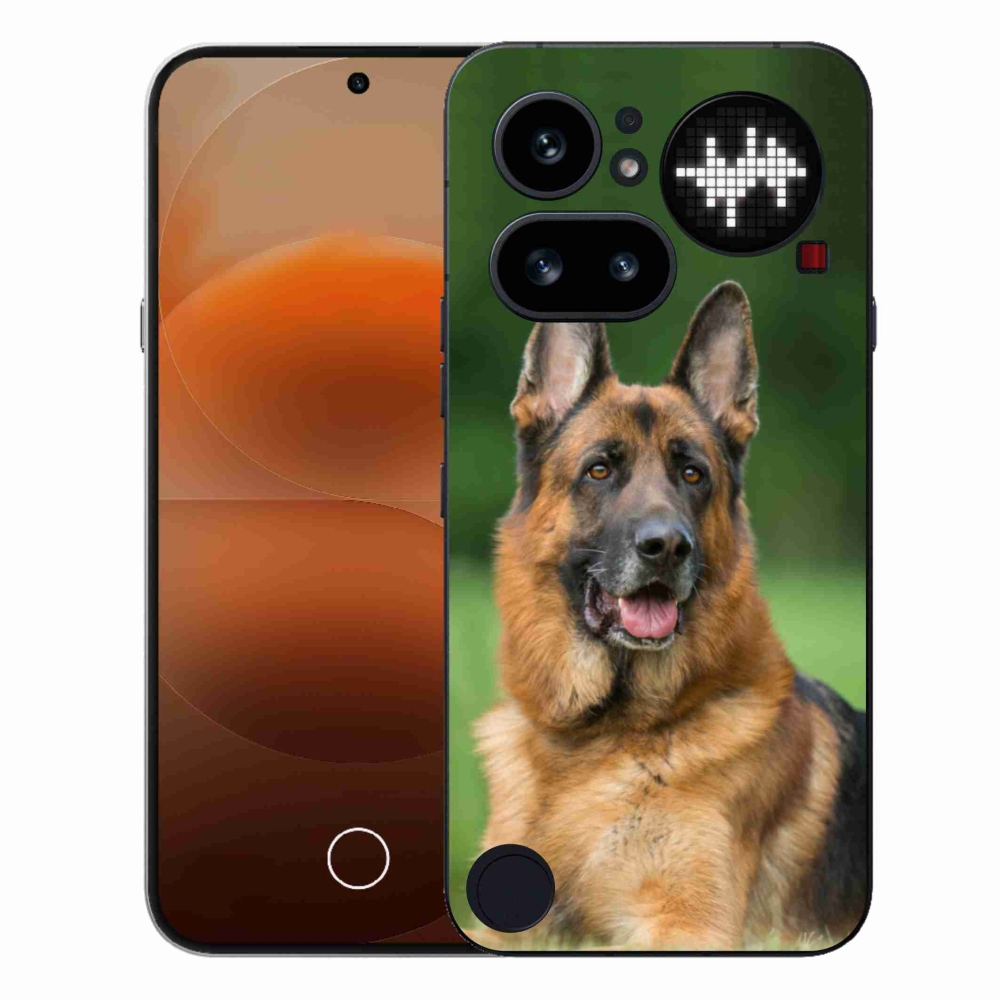 Gelový kryt mmCase na Nothing Phone (4a) - německý ovčák