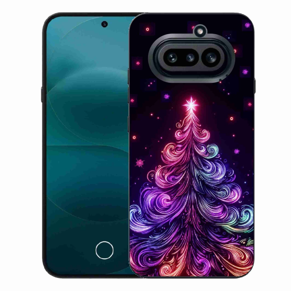 Gelový kryt mmCase na Nothing Phone (4a) - neonový vánoční stromek 1