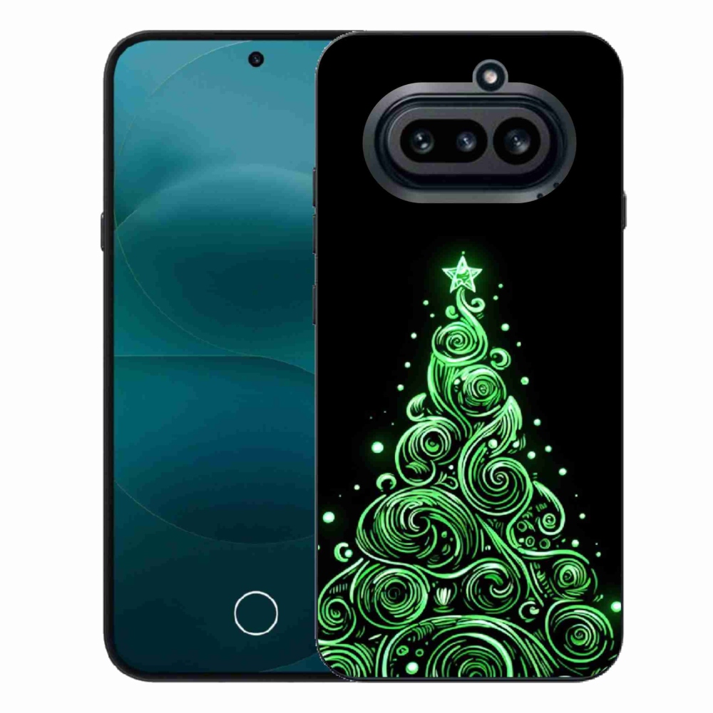 Gelový kryt mmCase na Nothing Phone (4a) - neonový vánoční stromek 3