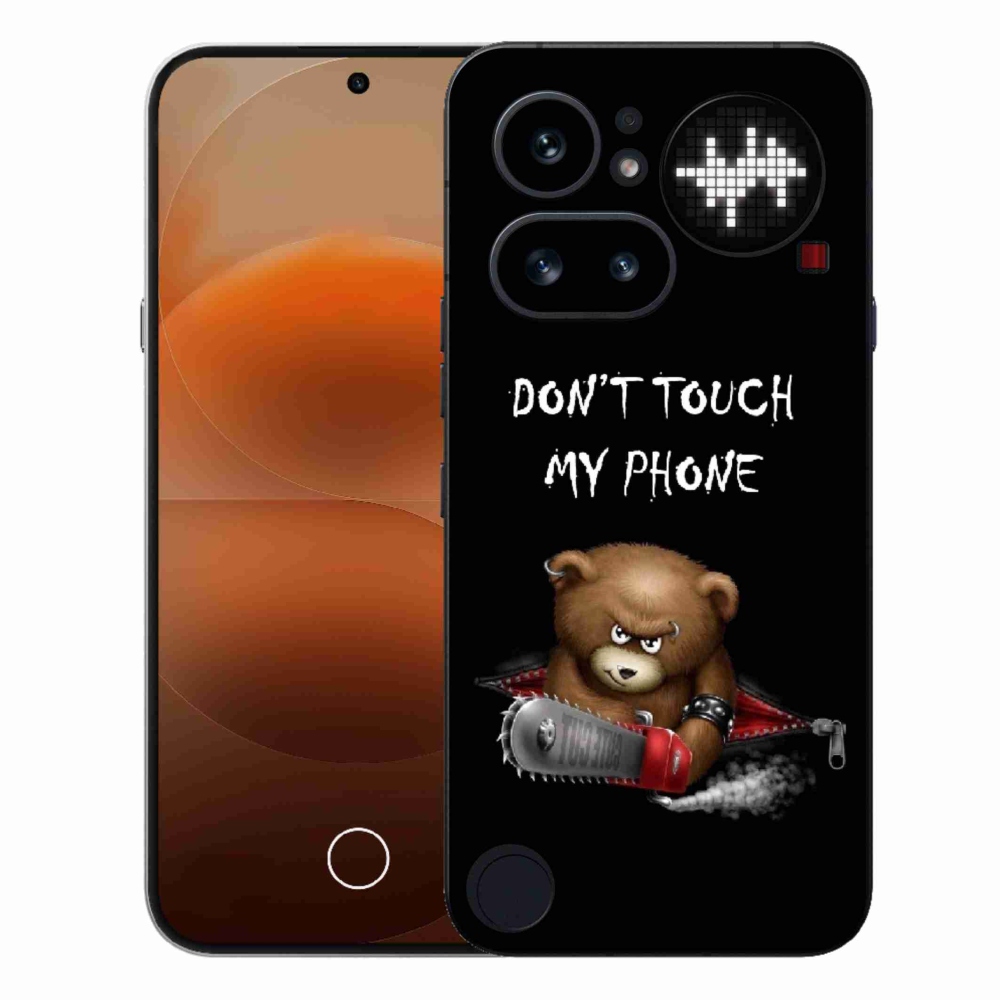 Gelový kryt mmCase na Nothing Phone (4a) - nesahej na telefon