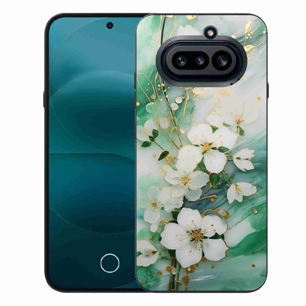 Gelový kryt mmCase na Nothing Phone (4a) - něžné květy