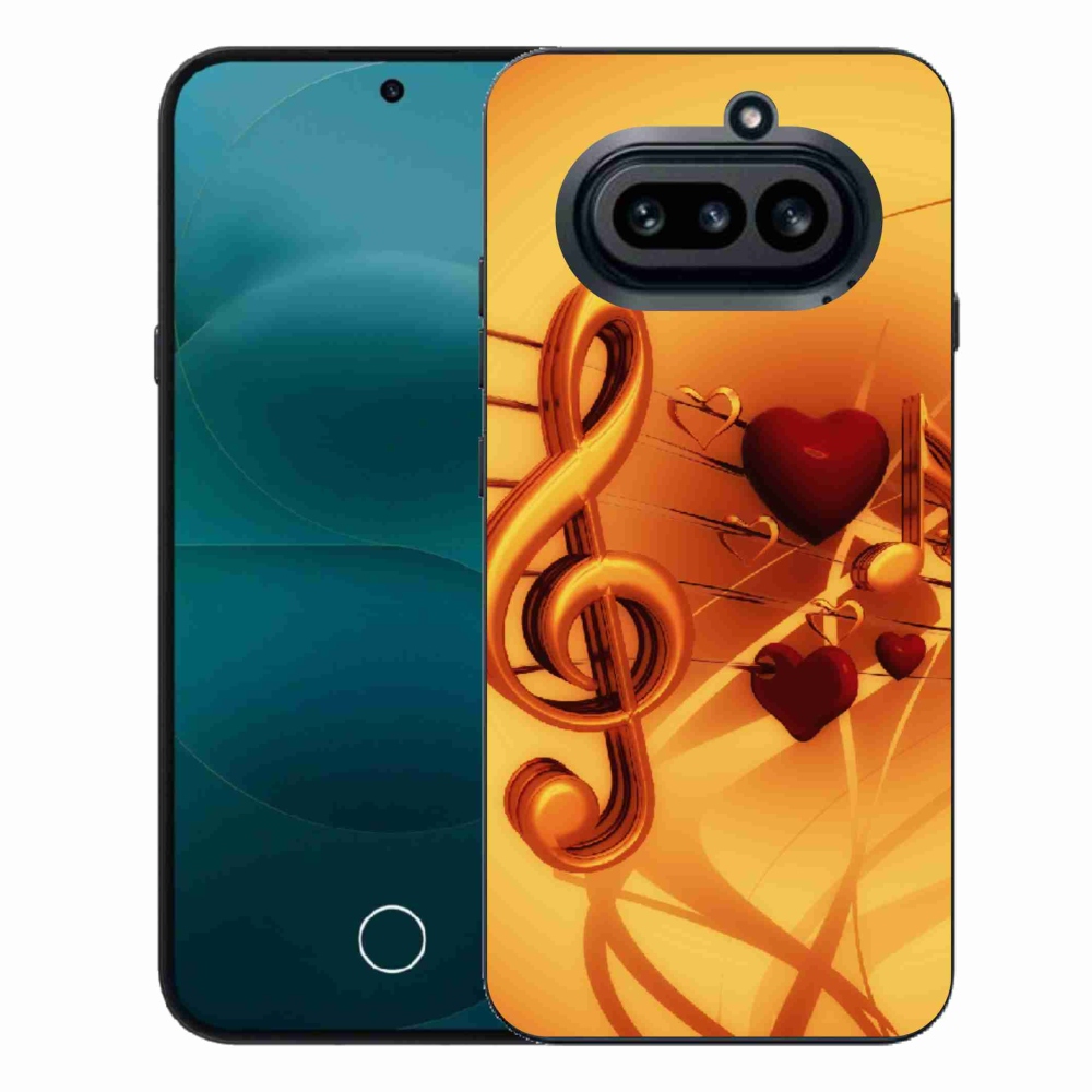 Gelový kryt mmCase na Nothing Phone (4a) - noty