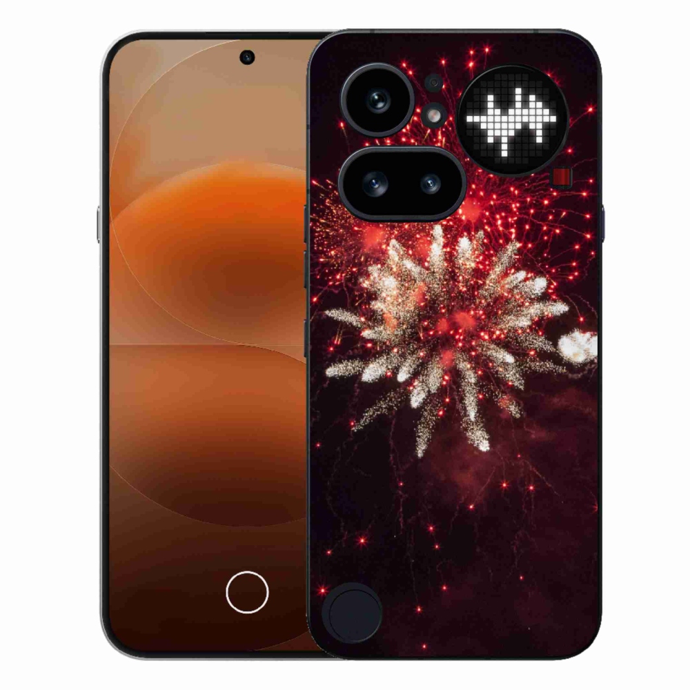 Gelový kryt mmCase na Nothing Phone (4a) - ohňostroj