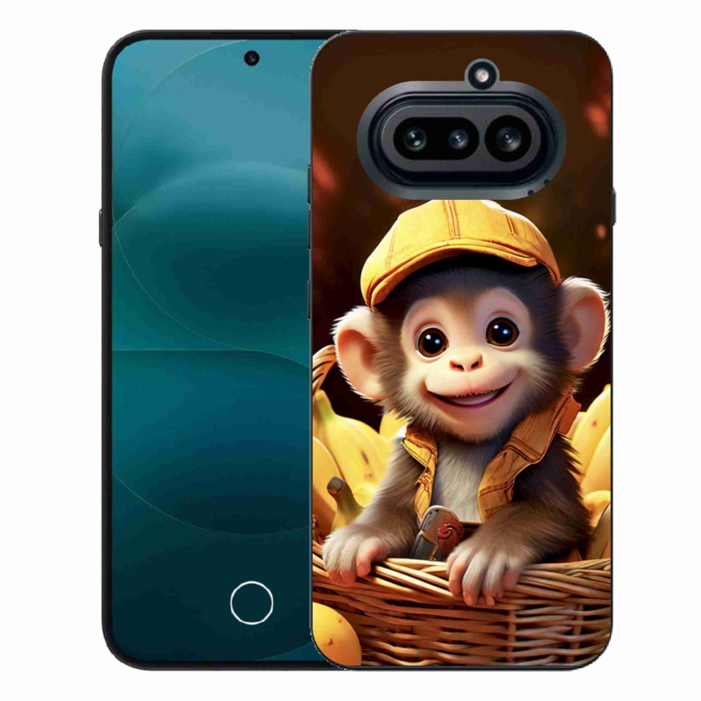 Gelový kryt mmCase na Nothing Phone (4a) - opice v košíku