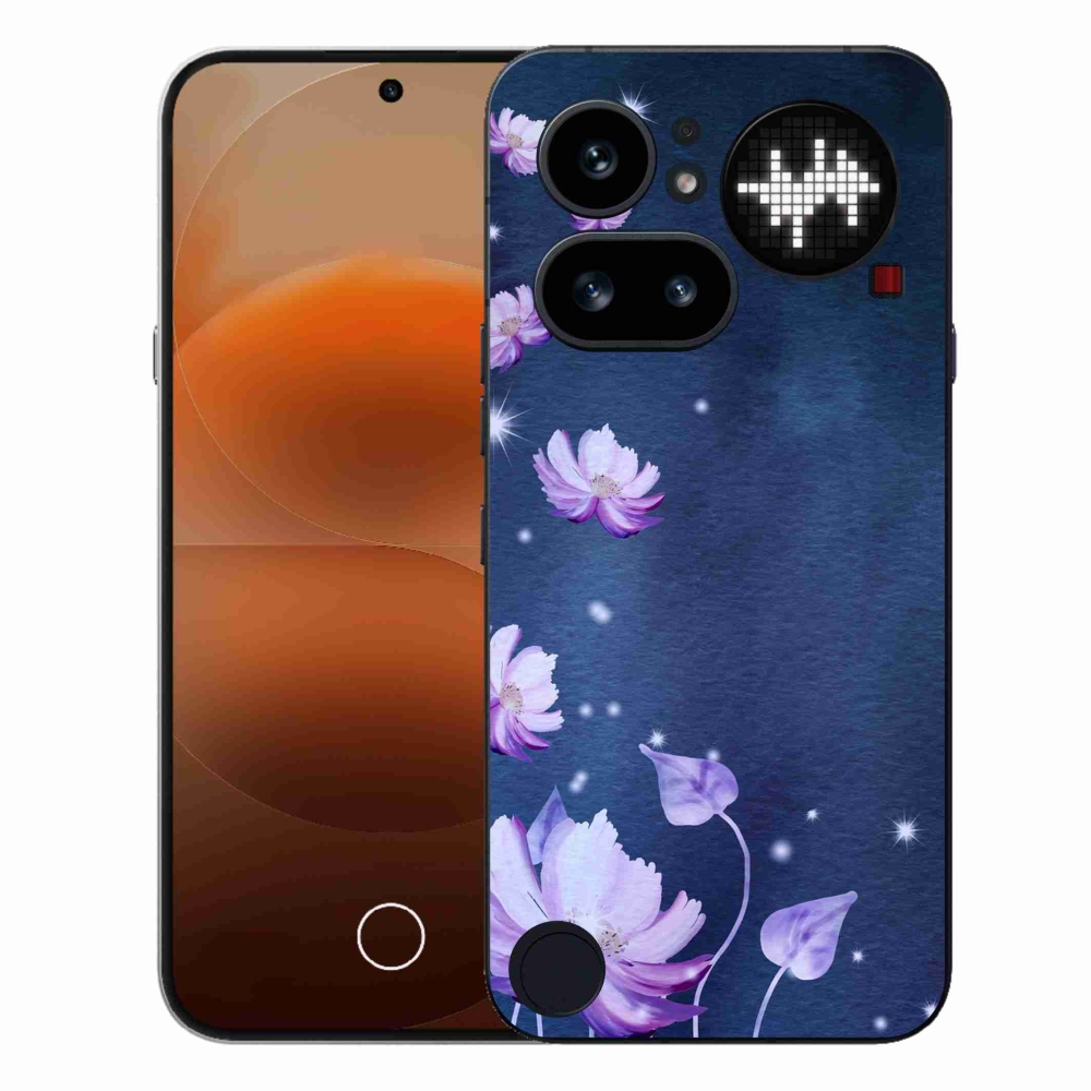Gelový kryt mmCase na Nothing Phone (4a) - padající květy
