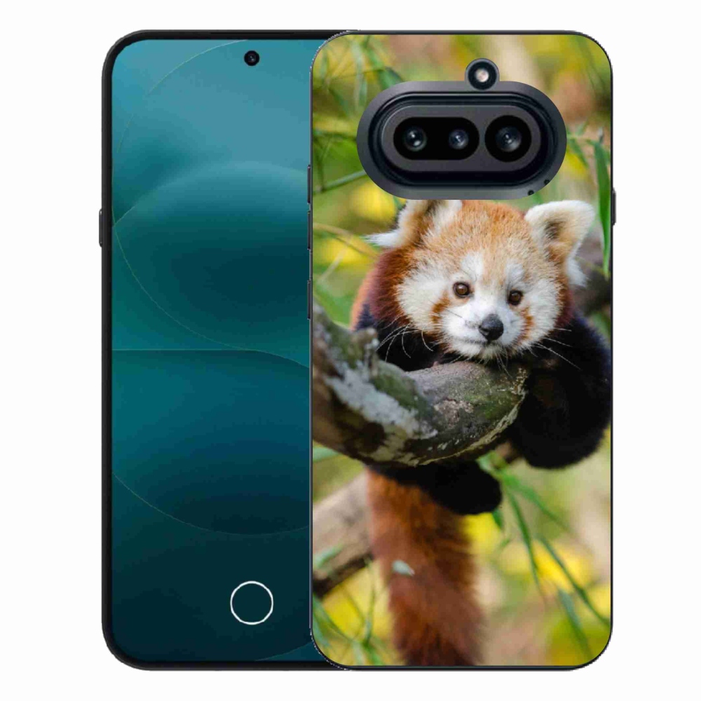 Gelový kryt mmCase na Nothing Phone (4a) - panda červená