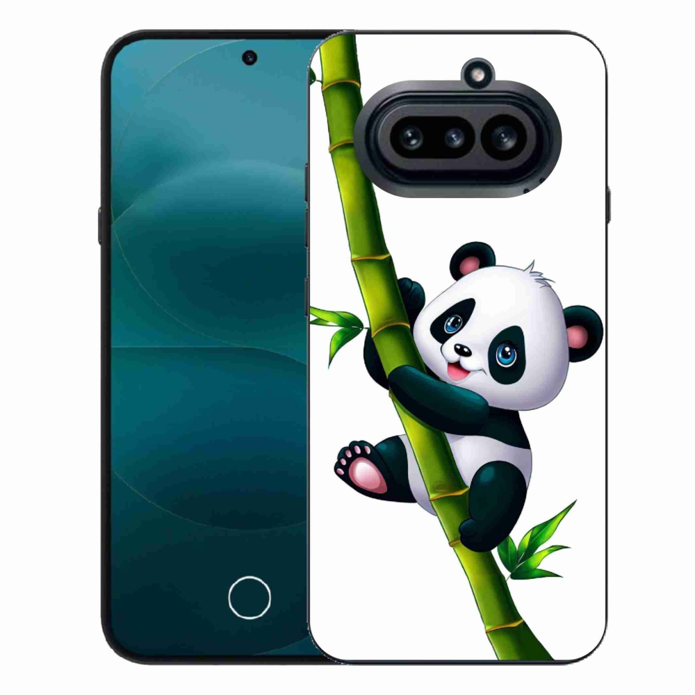 Gelový kryt mmCase na Nothing Phone (4a) - panda na bambusu