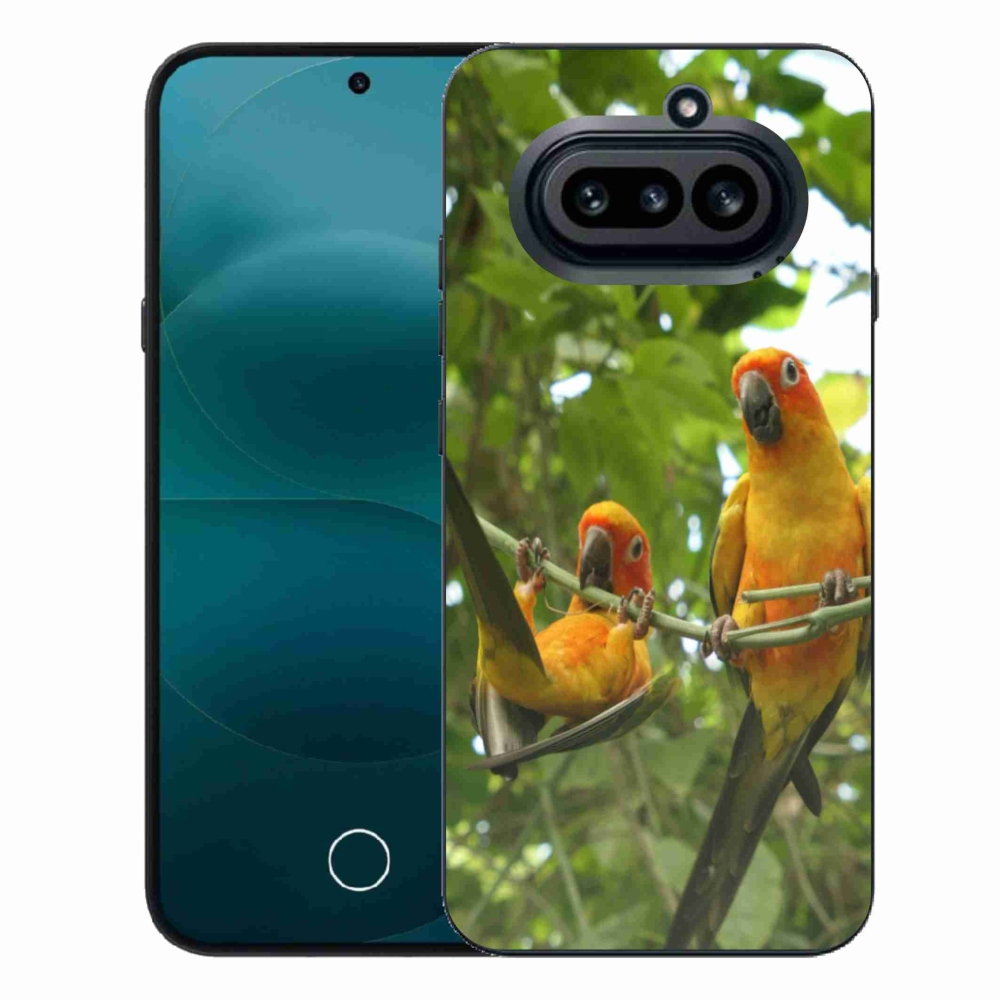 Gelový kryt mmCase na Nothing Phone (4a) - papoušci aratingy