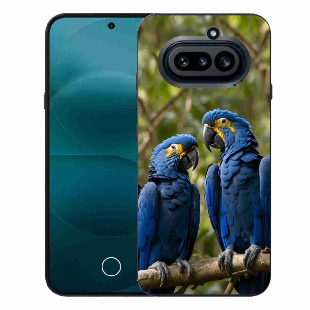 Gelový kryt mmCase na Nothing Phone (4a) - papouščí duo