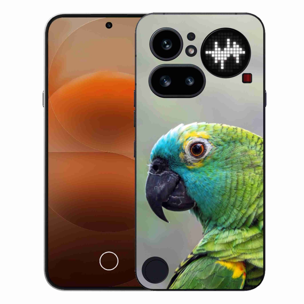 Gelový kryt mmCase na Nothing Phone (4a) - papoušek amazoňan