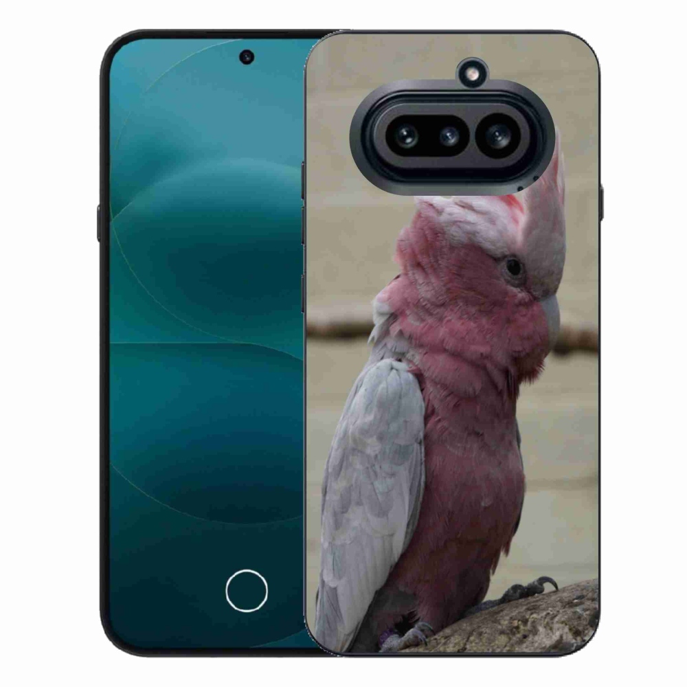 Gelový kryt mmCase na Nothing Phone (4a) - papoušek kakadu růžový