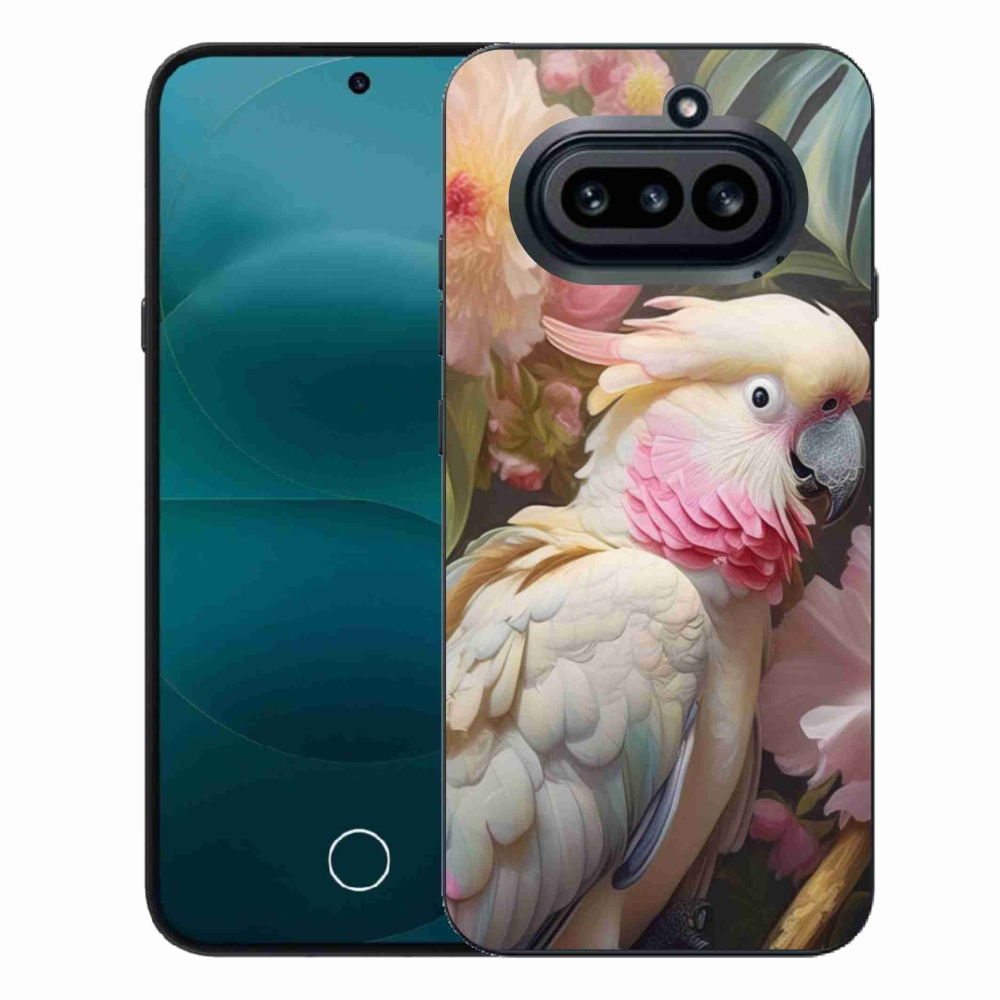 Gelový kryt mmCase na Nothing Phone (4a) - papoušek kakadu růžový 2