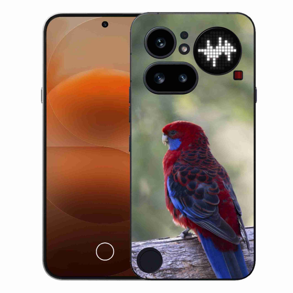 Gelový kryt mmCase na Nothing Phone (4a) - papoušek rosela