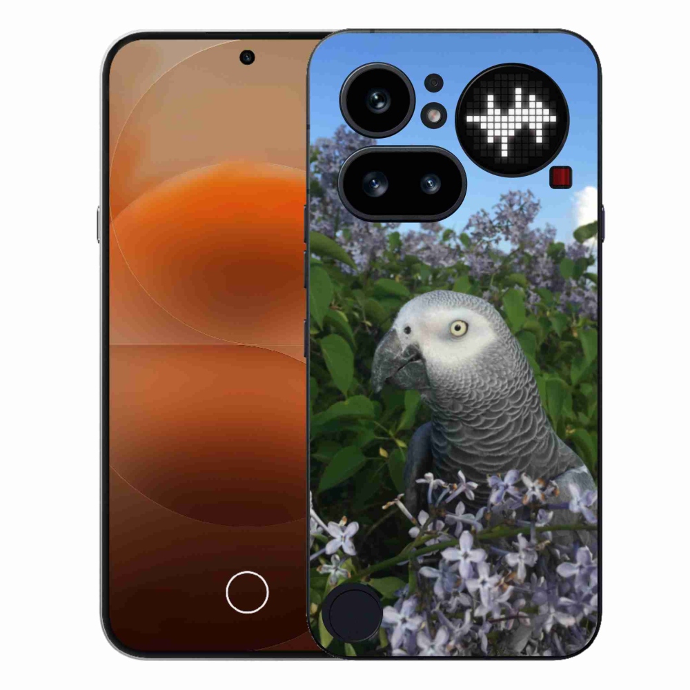 Gelový kryt mmCase na Nothing Phone (4a) - papoušek žako