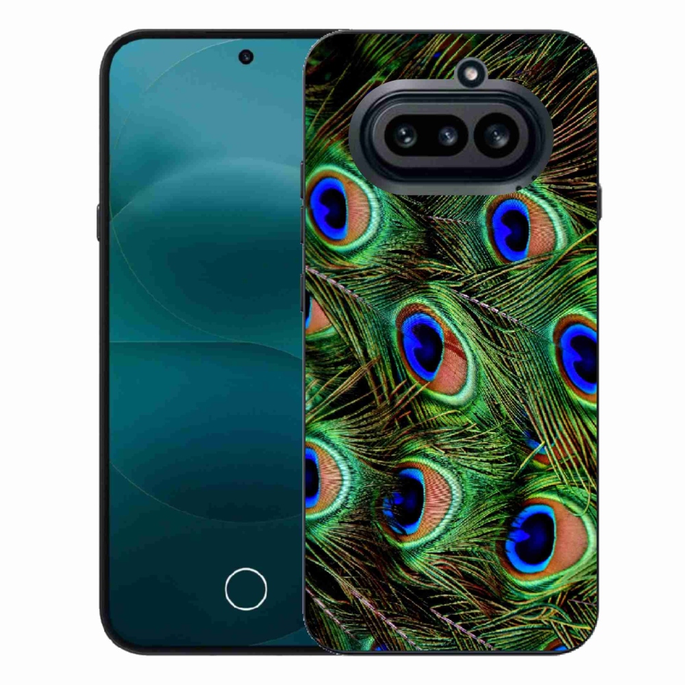 Gelový kryt mmCase na Nothing Phone (4a) - paví peří