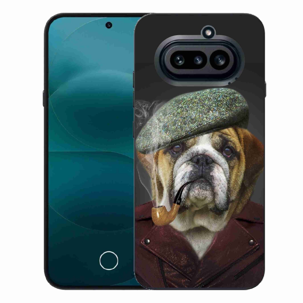 Gelový kryt mmCase na Nothing Phone (4a) - pes s fajfkou