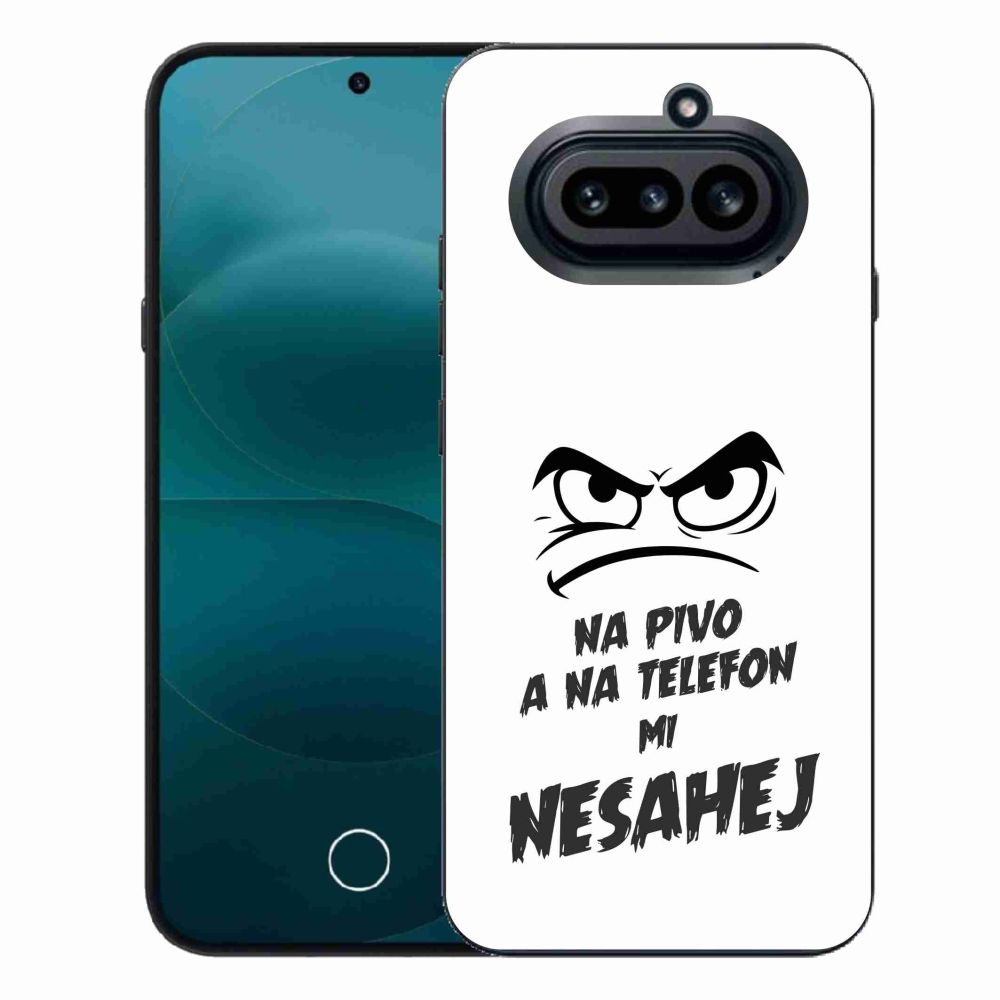 Gelový kryt mmCase na Nothing Phone (4a) - pivní motiv 2 bílé pozadí