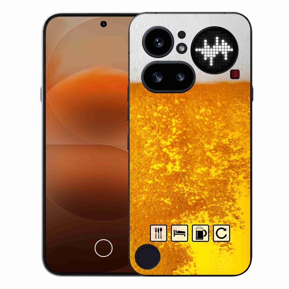 Gelový kryt mmCase na Nothing Phone (4a) - pivní motiv 3