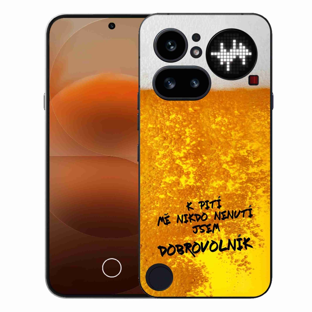 Gelový kryt mmCase na Nothing Phone (4a) - pivní motiv 4