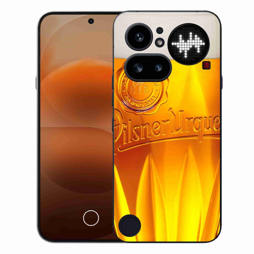 Gelový kryt mmCase na Nothing Phone (4a) - pivo
