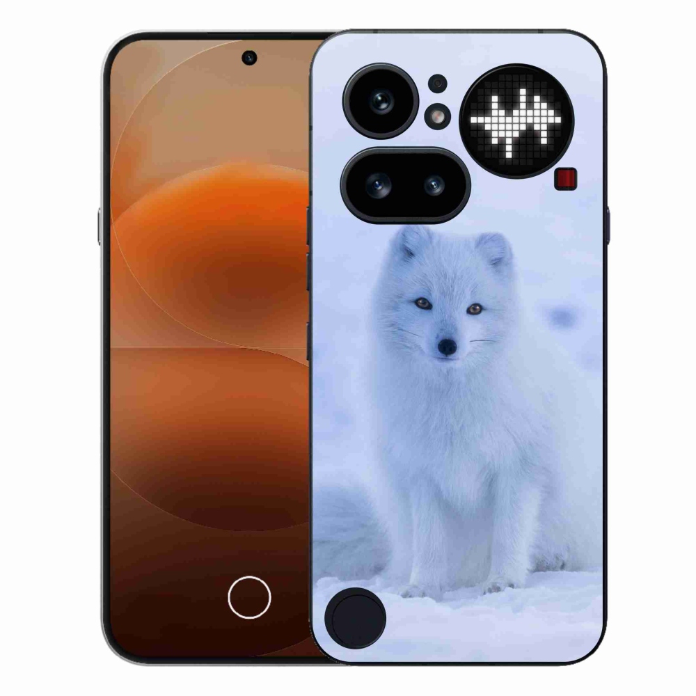 Gelový kryt mmCase na Nothing Phone (4a) - polární liška