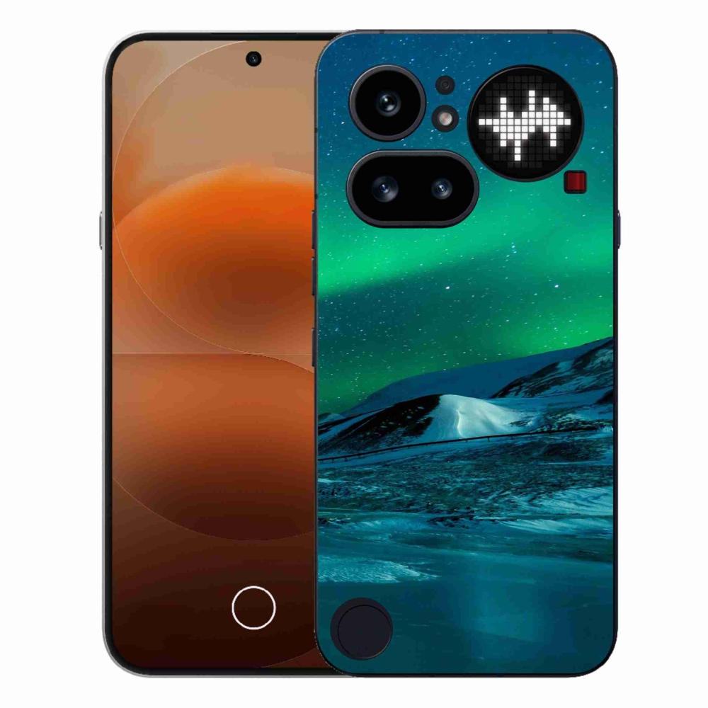 Gelový kryt mmCase na Nothing Phone (4a) - polární záře